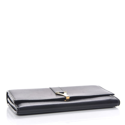 Saint Laurent Calfskin Classic Y Ligne Clutch Black 4 of 13