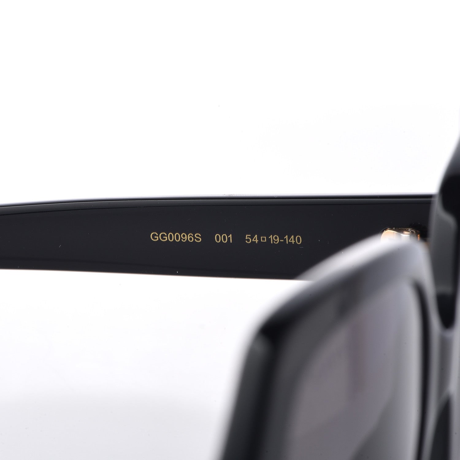 Gucci Acetate Square Frame GG0096S Sunglasses Black 5 of 10
