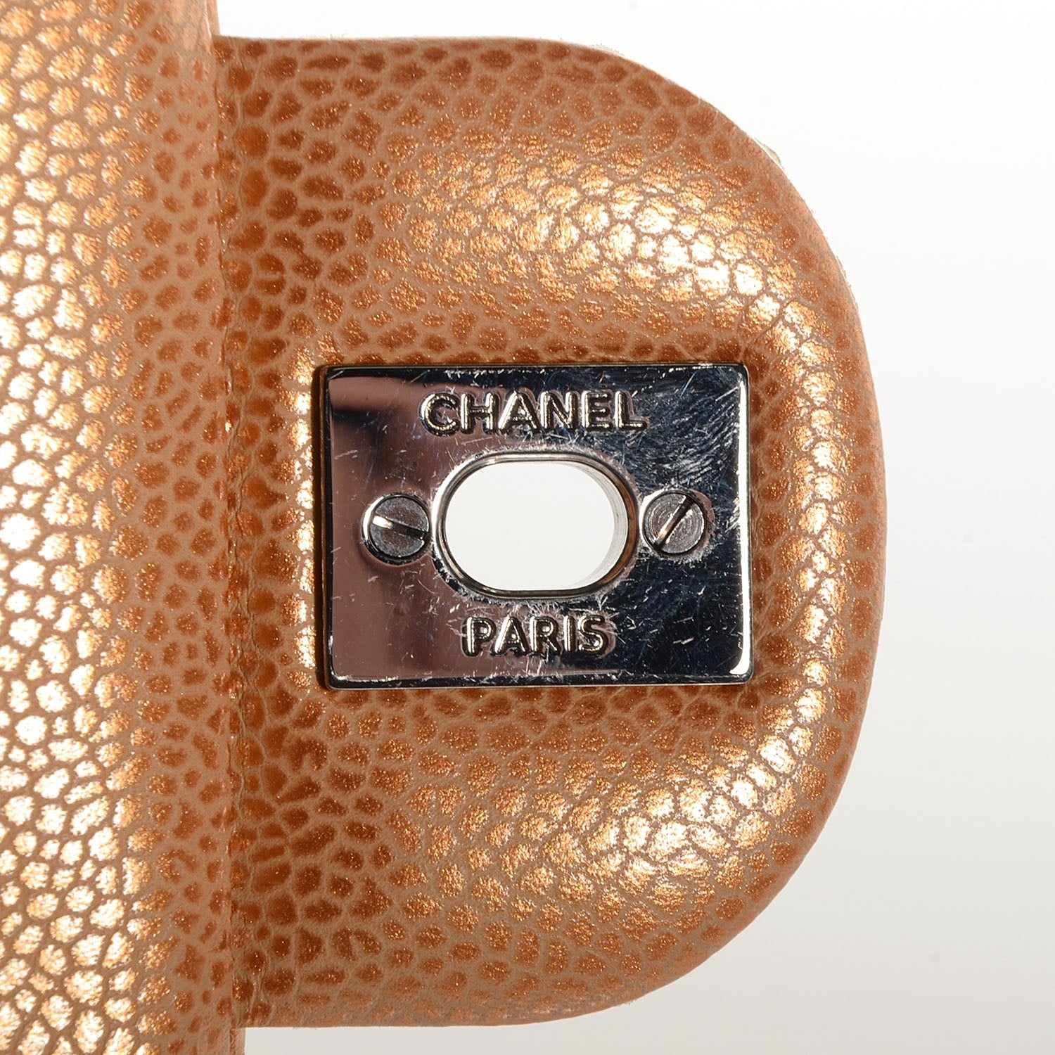 Chanel Caviar Medium Double Flap Copper 4 of 6