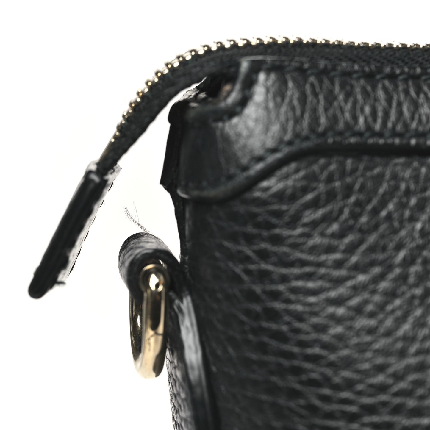 Dollar Calfskin GG Charm Satchel Black
