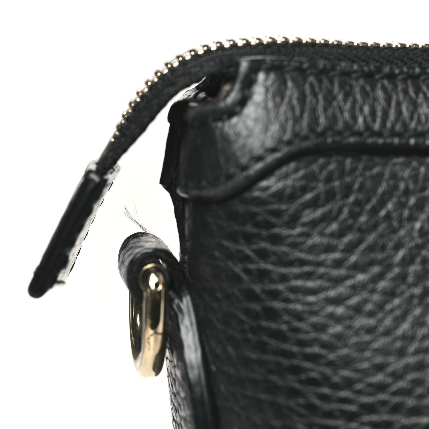 Gucci Dollar Calfskin GG Charm Satchel Black 12 of 12