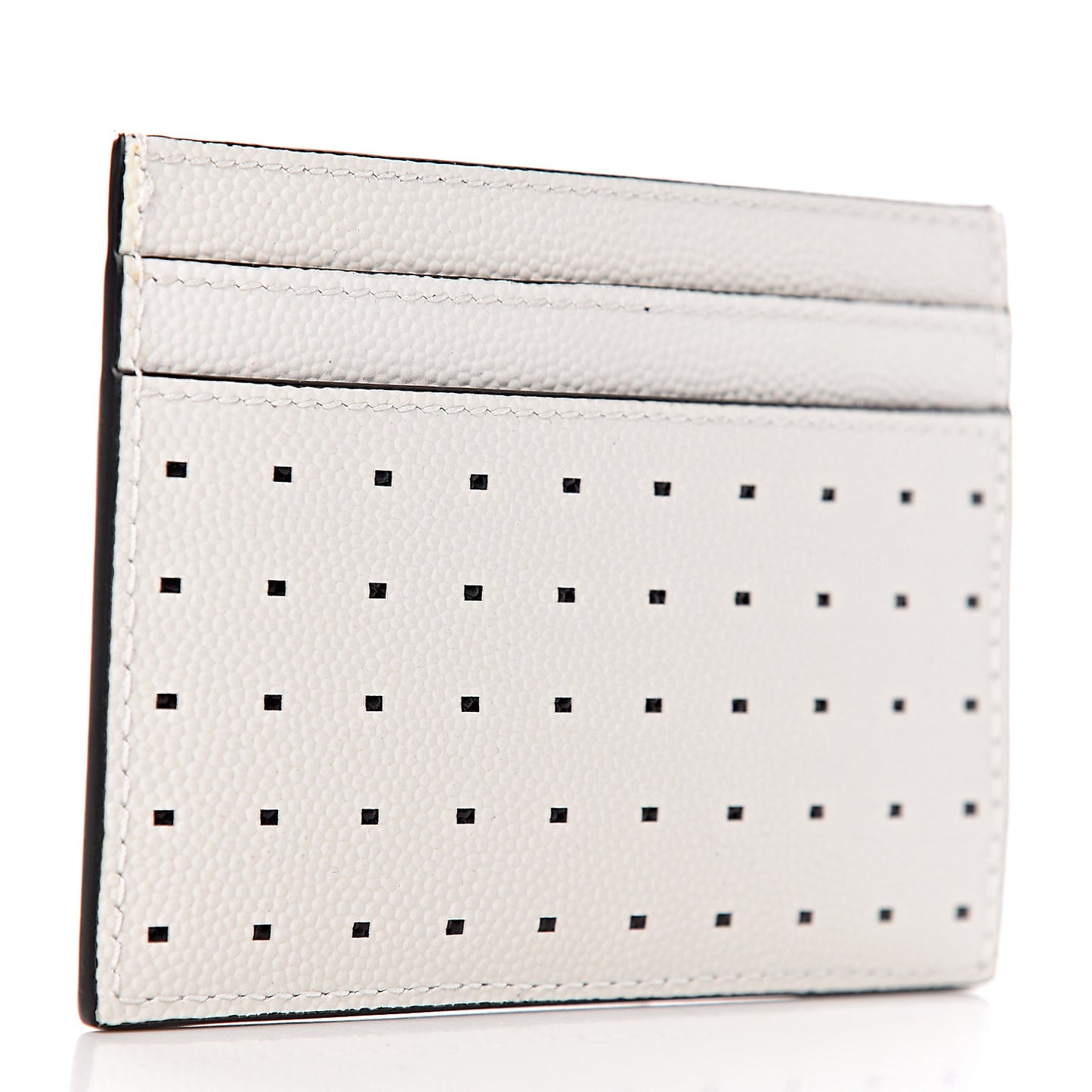 Grain De Poudre Geo Print Card Case White Black