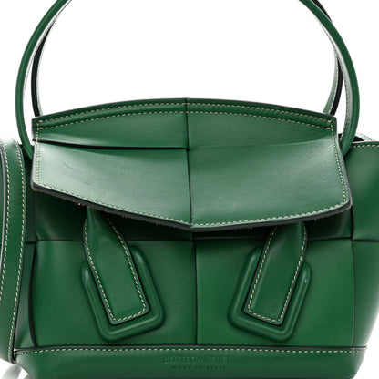 Bottega Veneta Calfskin Mini Maxi Intrecciato Arco Green 8 of 12