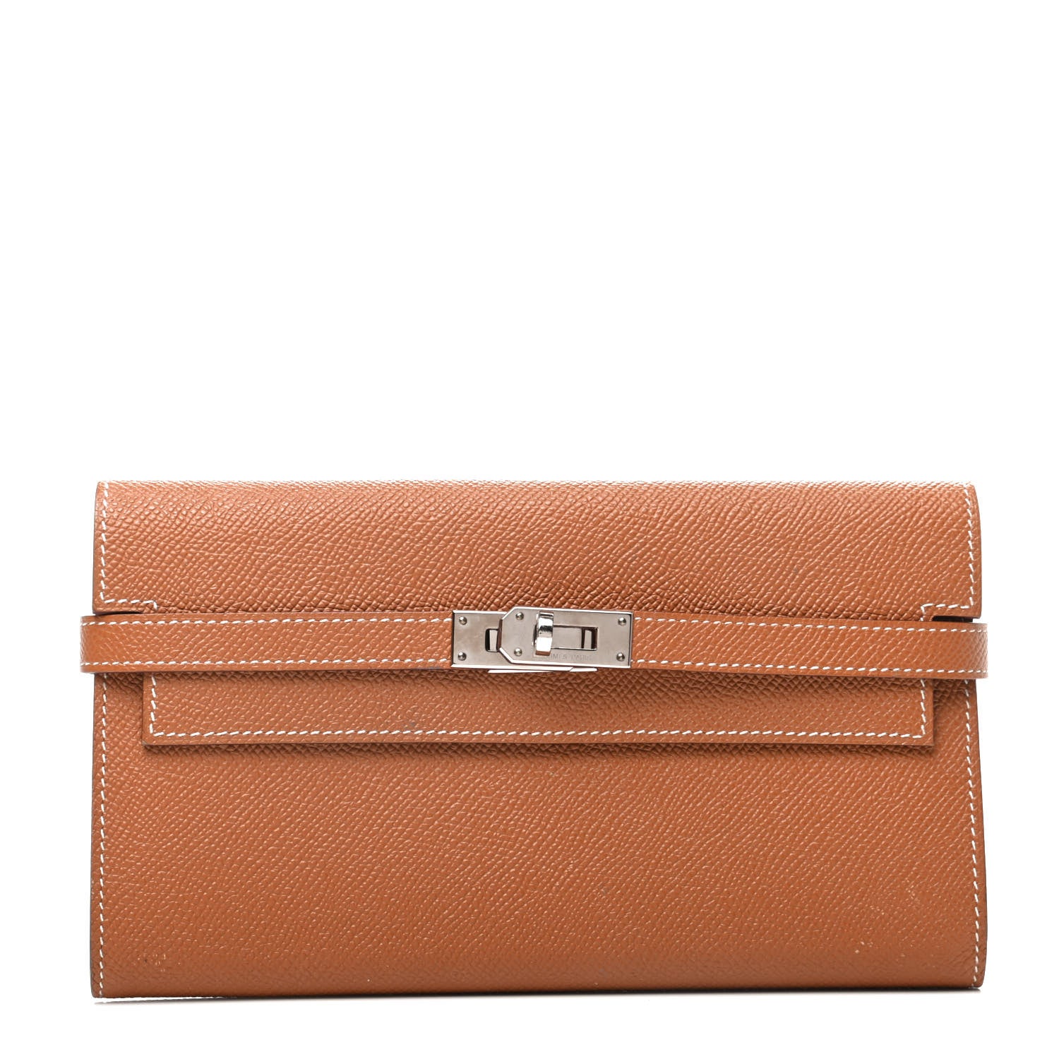 Hermes Epsom Kelly Longue Wallet Gold 1 of 8