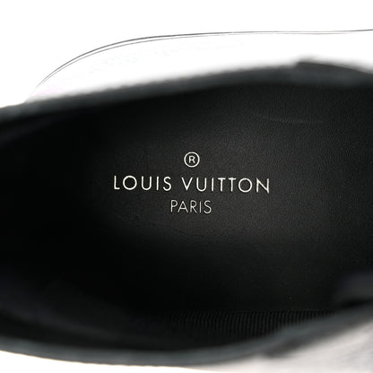 Louis Vuitton Calfskin Mens LV Tattoo Sneaker Boots 7 Black 8 of 9
