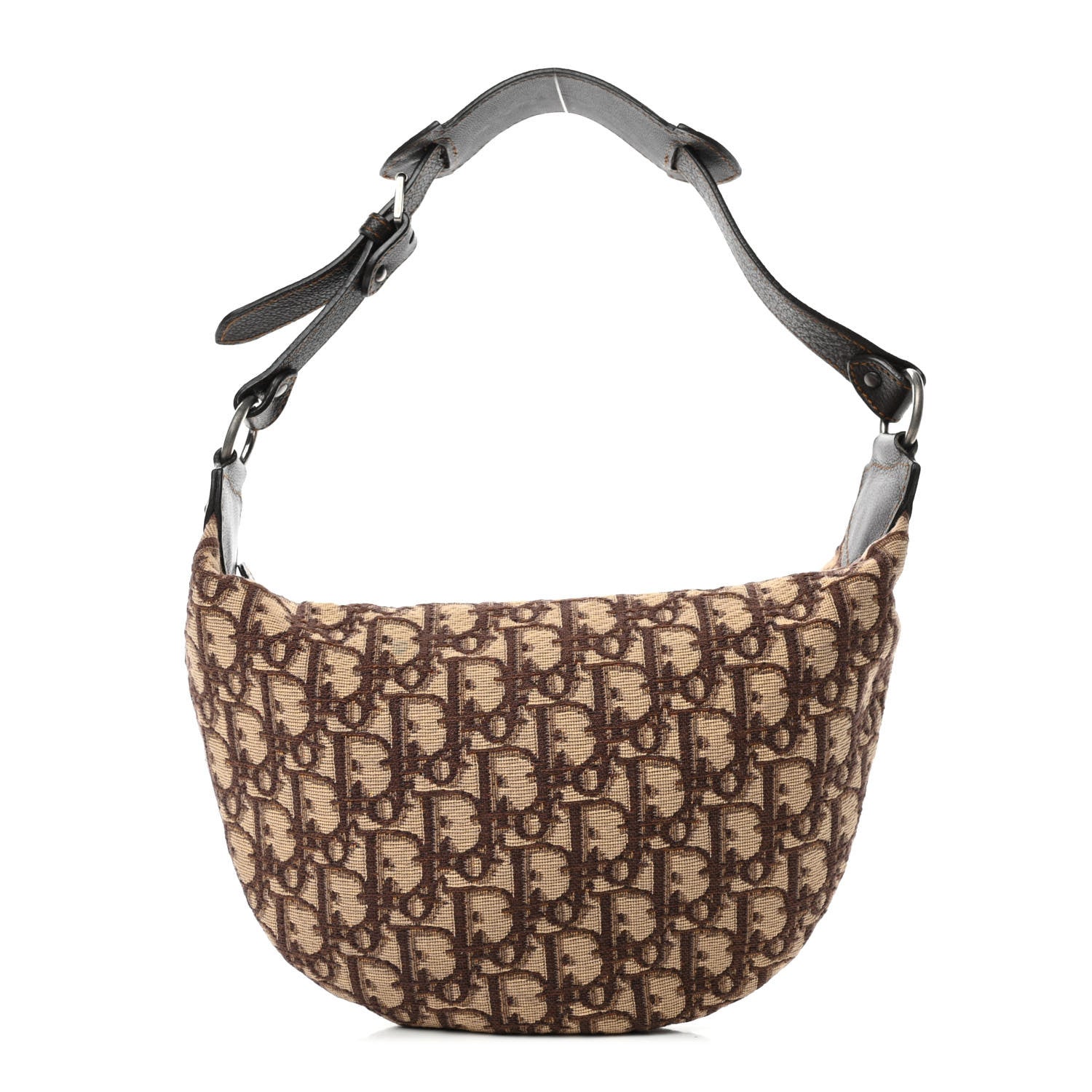 Christian Dior Monogram Buckle Hobo Brown 1 of 4