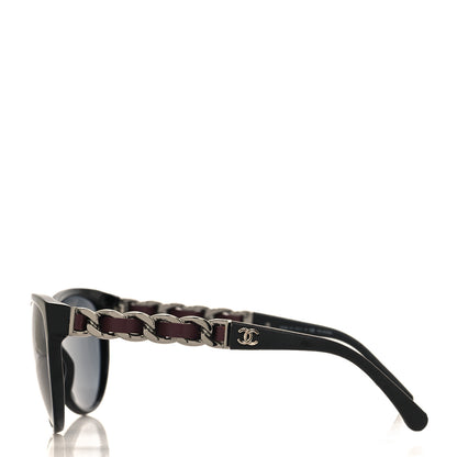 Chanel Acetate Lambskin CC Chain Sunglasses 5215-Q Brown 3 of 7