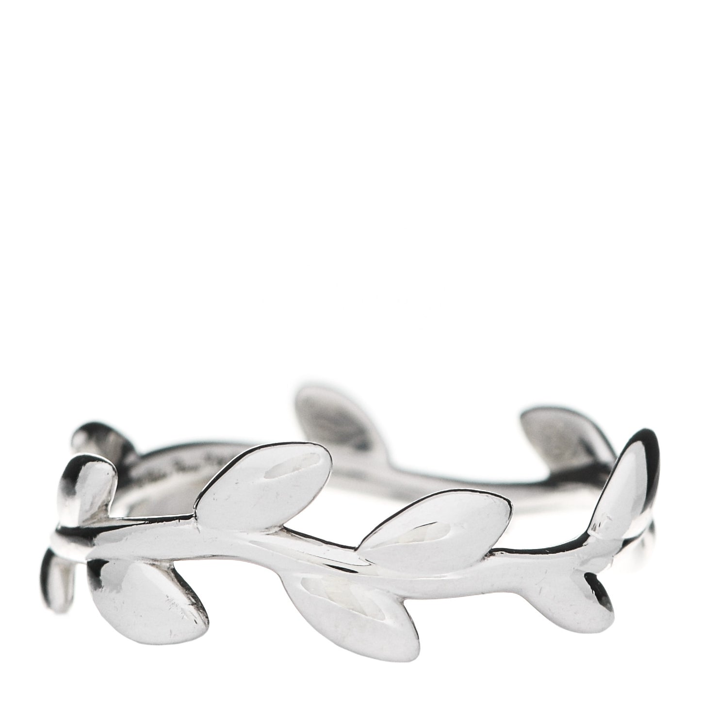 Sterling Silver Paloma Picasso Narrow Olive Leaf Band Ring 52 6