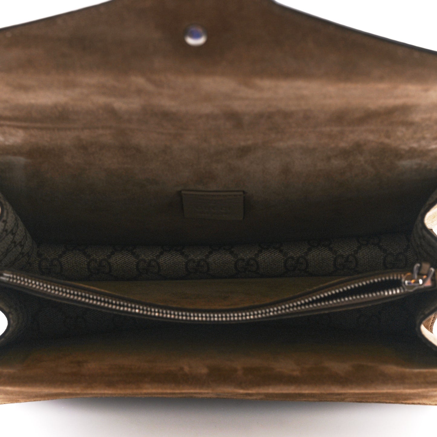 GG Supreme Monogram Small Dionysus Shoulder Bag Taupe