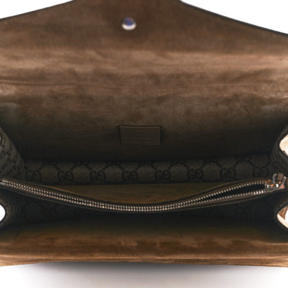 Gucci GG Supreme Monogram Small Dionysus Shoulder Bag Taupe 5 of 12
