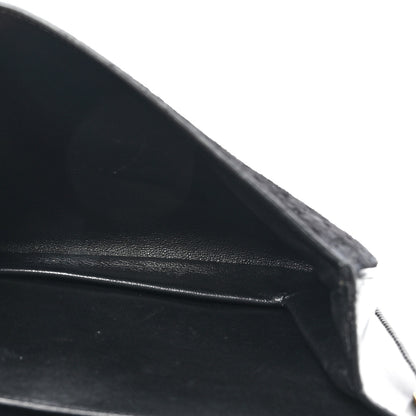 Saint Laurent Suede All-Over Monogram Small Le Monogramme Satchel Black 5 of 19