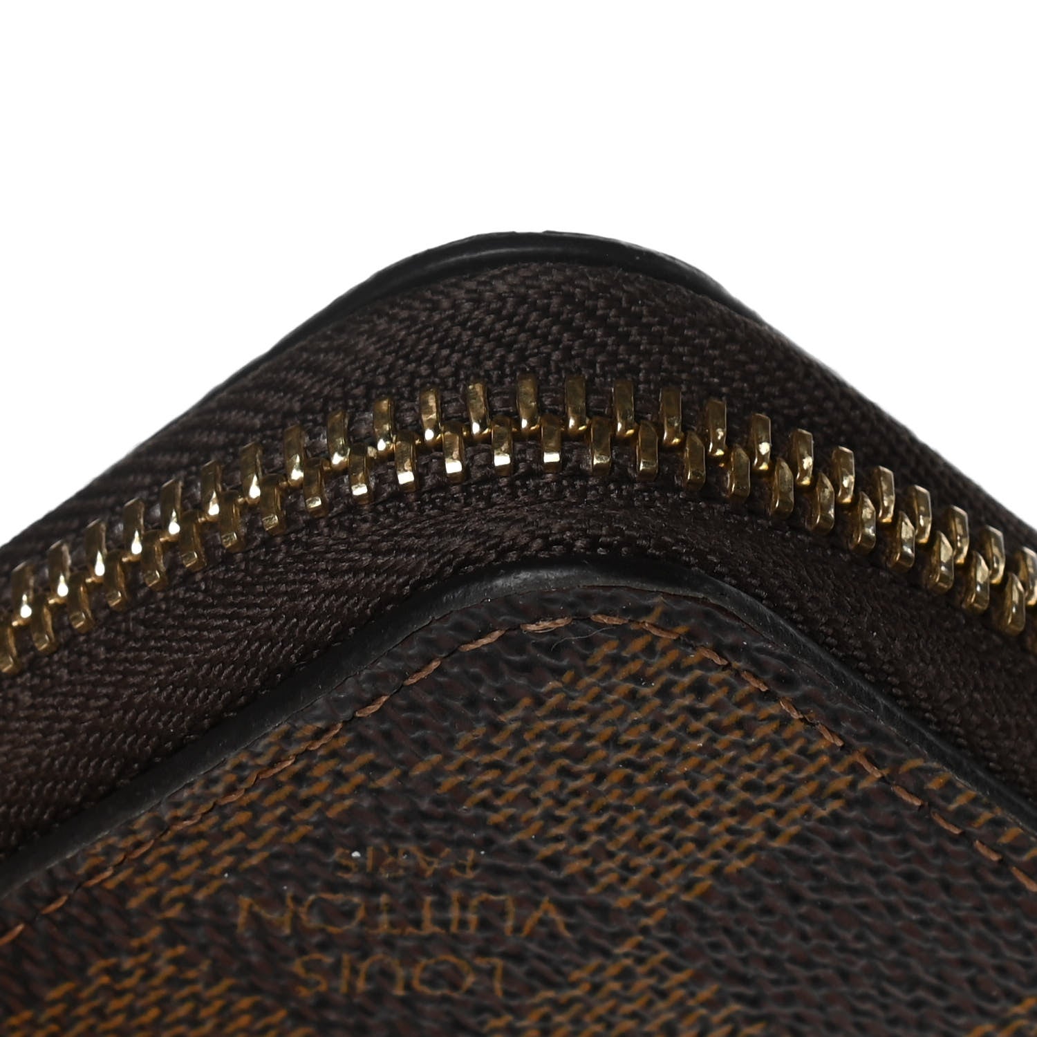 Louis Vuitton Damier Ebene Zippy Wallet Rose Ballerine 10 of 15