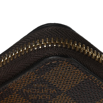 Louis Vuitton Damier Ebene Zippy Wallet Rose Ballerine 10 of 15