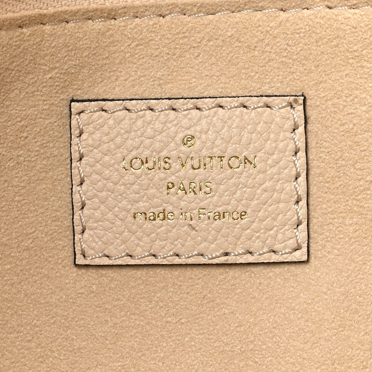Louis Vuitton Empreinte Monogram Giant Neverfull MM Cream 6 of 9
