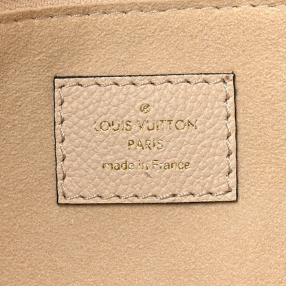 Louis Vuitton Empreinte Monogram Giant Neverfull MM Cream 6 of 9