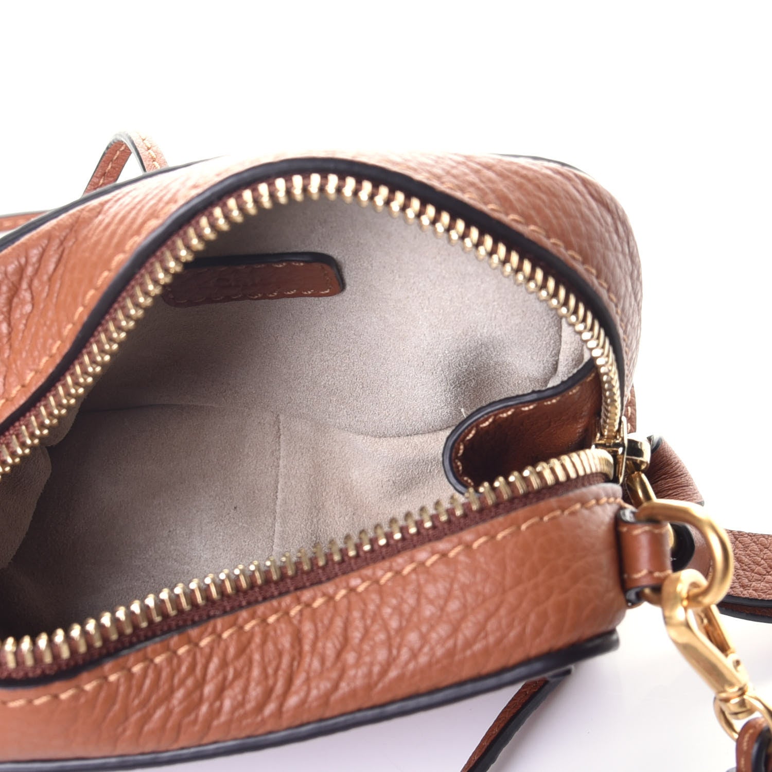 Chloe Calfskin Mini Marcie Crossbody Bag Tan 5 of 9