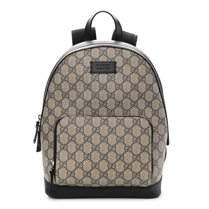 Gucci GG Supreme Monogram Small Eden Day Backpack Black 1 of 11