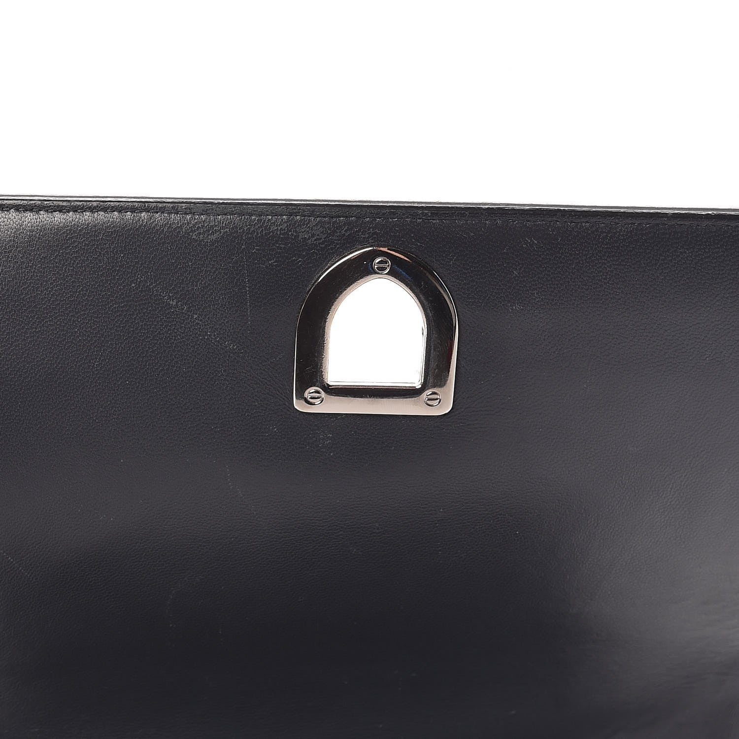 Christian Dior Metallic Patent Micro-Cannage Small Diorama Flap Bag Silver 18 of 25