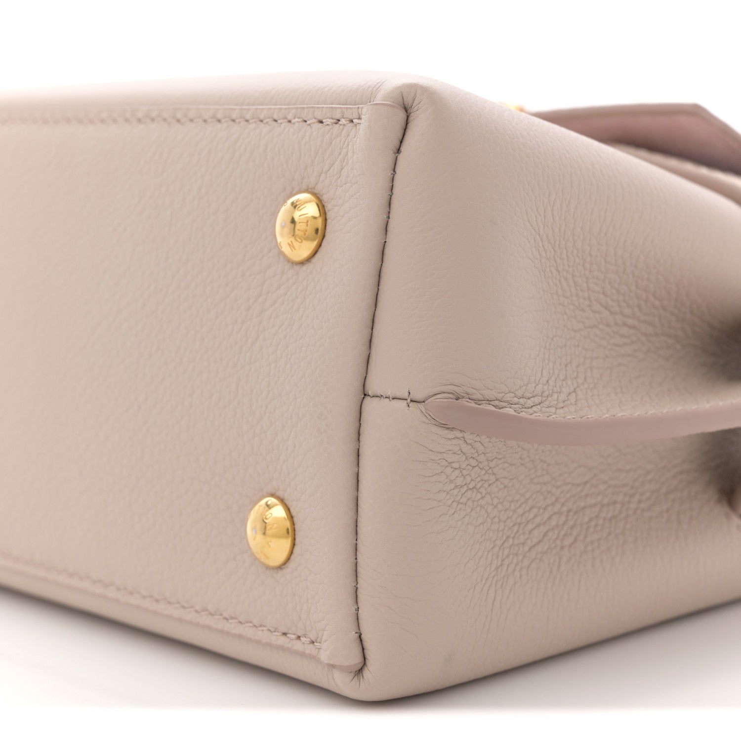 Louis Vuitton Soft Calfskin Mini Lockme Ever Greige 9 of 10