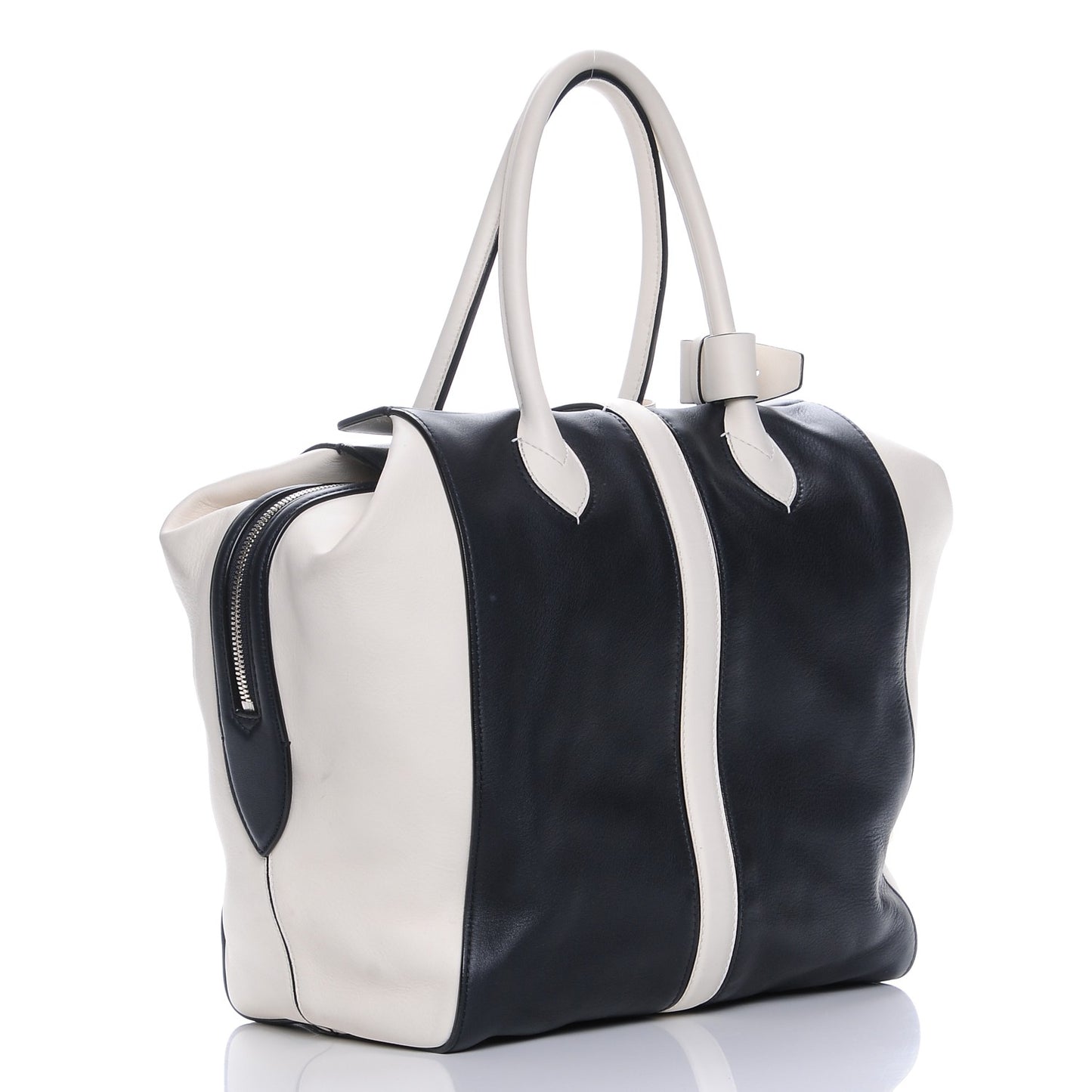 Calfskin Suship North South Speedy Navy White