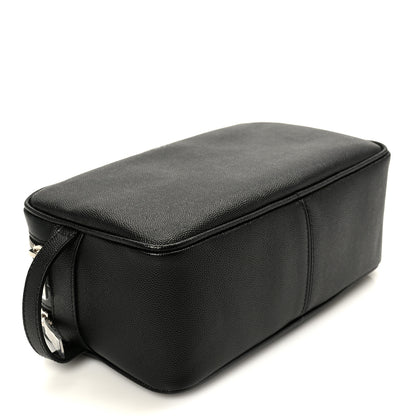 Saint Laurent Grain De Poudre Toiletry Case Black 4 of 10