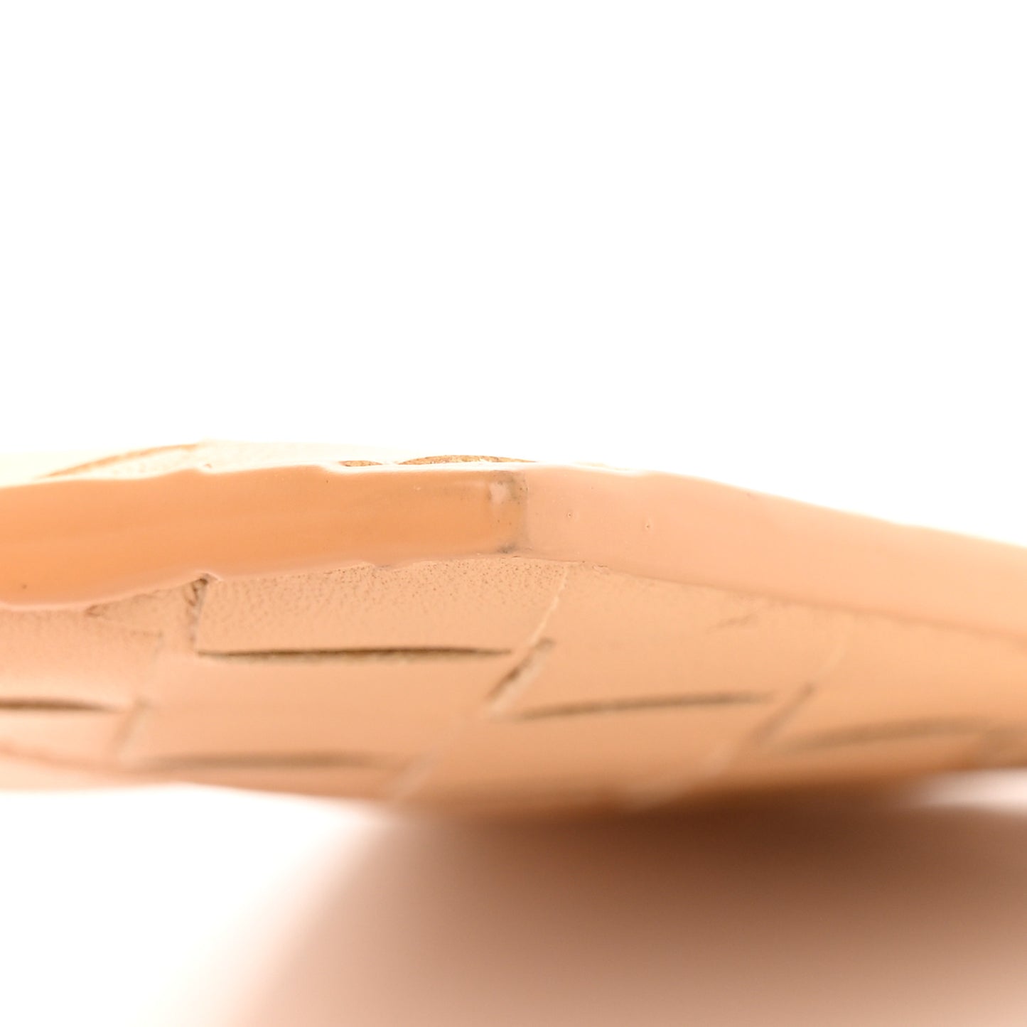 Nappa Intrecciato Card Holder Almond
