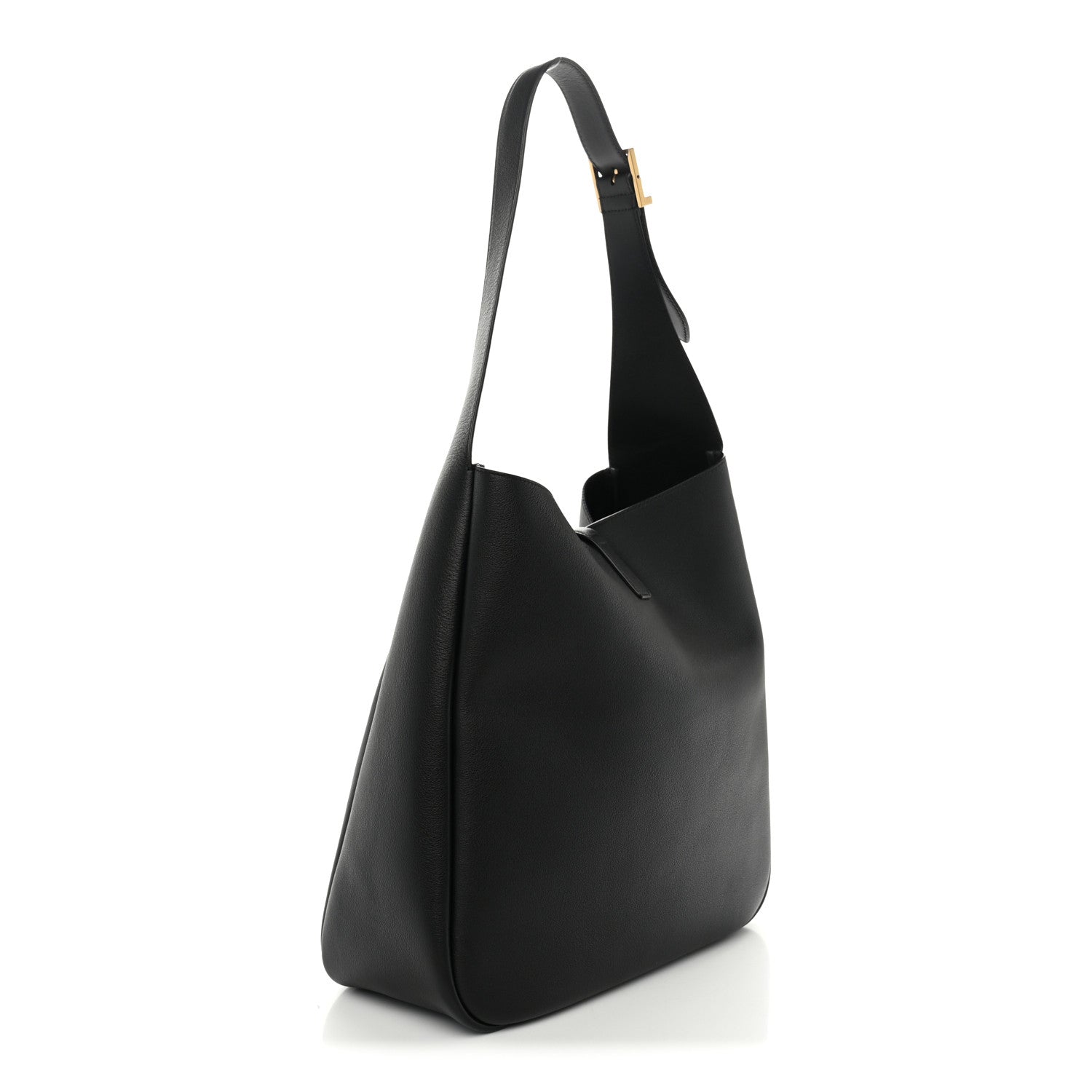 Saint Laurent Smooth Calfskin Large Le 5 A 7 Soft Hobo Black 3 of 10