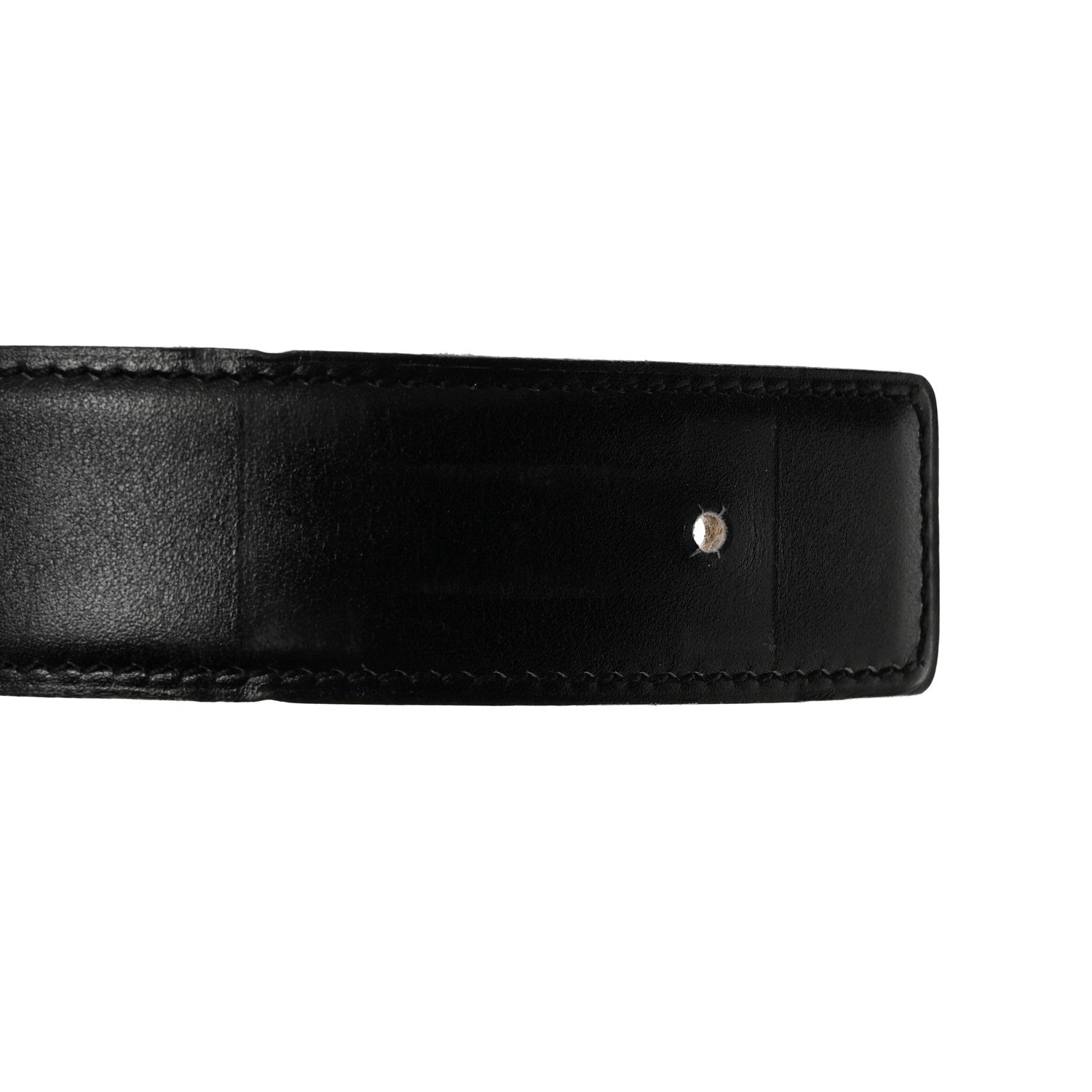 Hermes Swift Epsom 24mm Mini H Belt 70 28 Black Gold 7 of 8