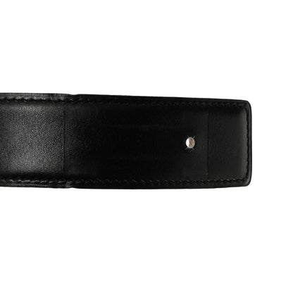 Hermes Swift Epsom 24mm Mini H Belt 70 28 Black Gold 7 of 8