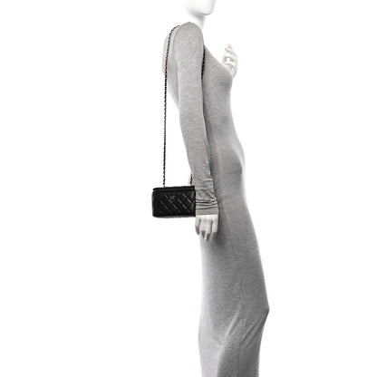Chanel Caviar Quilted Small Vanity Case With Chain Black 2 of 12