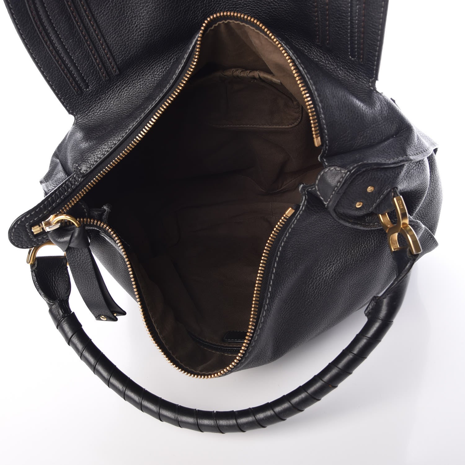 Chloe Calfskin Large Marcie Hobo Black 5 of 7
