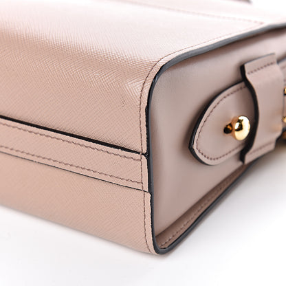 Prada Saffiano City Calfskin Esplanade Crossbody Bag Cipria 9 of 9