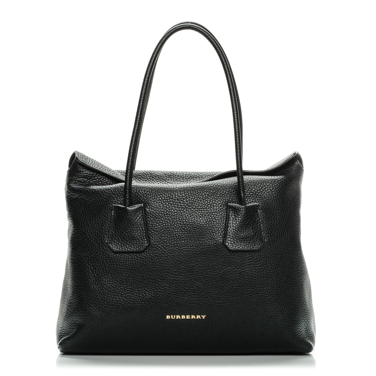 Burberry London Grainy Calfskin Medium Baynard Tote Black 1 of 8