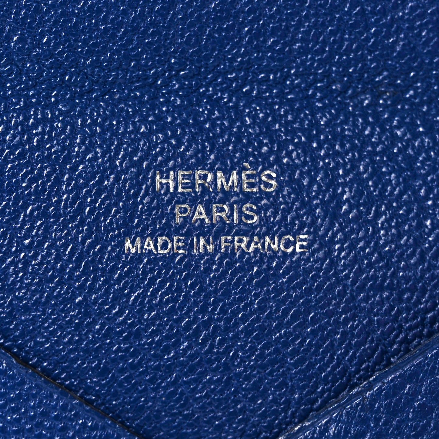 Chevre Mysore Calvi Card Case Bleu Electrique