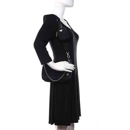 Prada Nylon Re-Edition 2005 Shoulder Bag Black 2 of 11