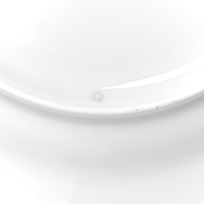 Hermes Porcelain H Deco Dessert Plates Set of 2 Black White 7 of 8