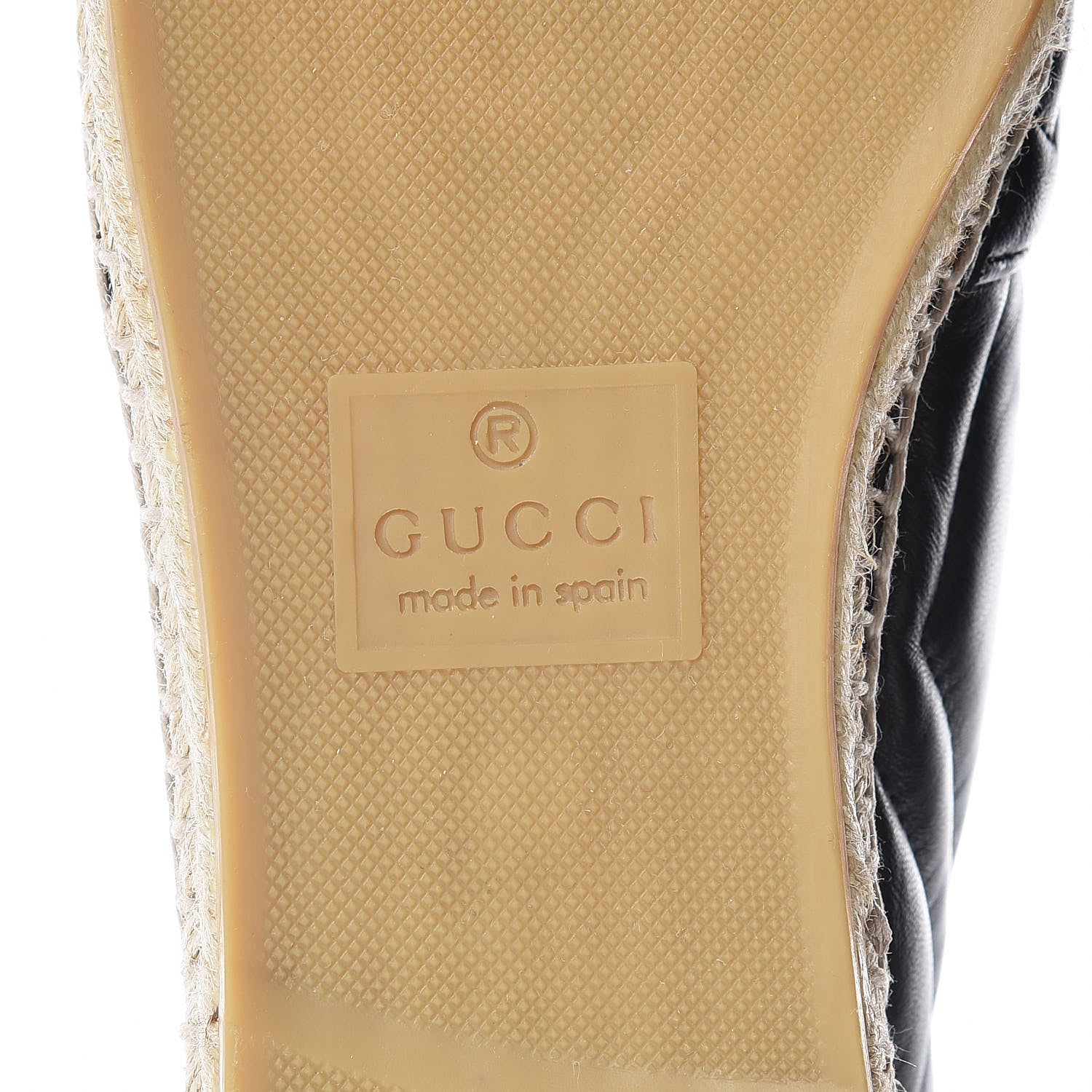 Gucci Nappa Matelasse GG Marmont Espadrilles 39.5 Black 7 of 10