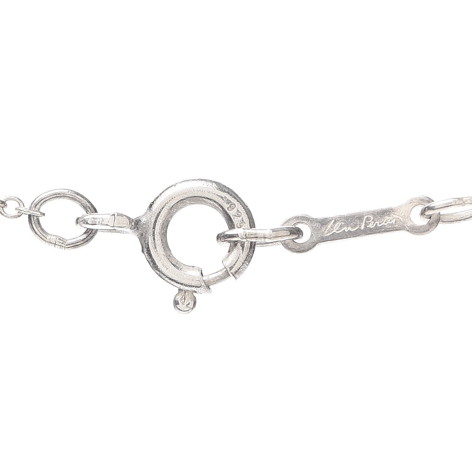 Tiffany Sterling Silver 16mm Elsa Peretti Cross Pendant Necklace 5 of 5