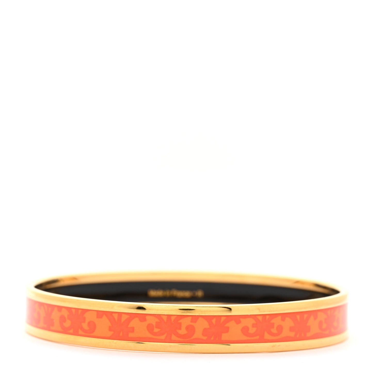 Enamel Printed Narrow Balcon du Guadalquivir Bracelet 65 Orange