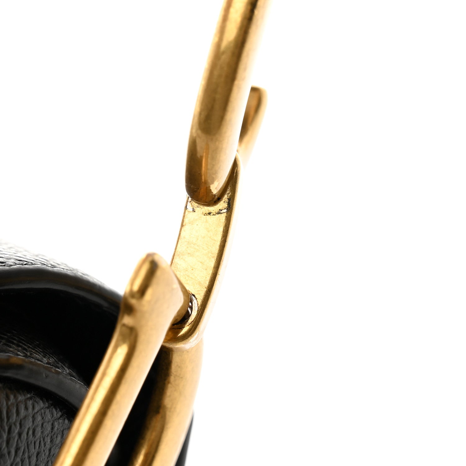Christian Dior Grained Calfskin Saddle Bag Black 12 of 12