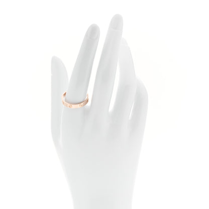 Cartier 18K Pink Gold 3.5mm LOVE Wedding Band Ring 60 9.25 2 of 5