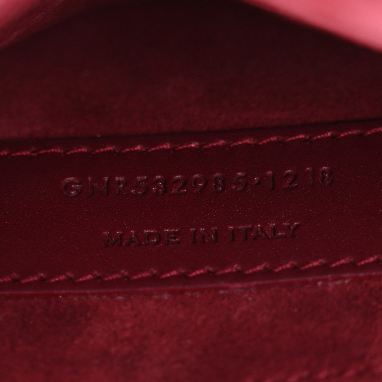 Saint Laurent Calfskin Betty Messenger Red 7 of 12