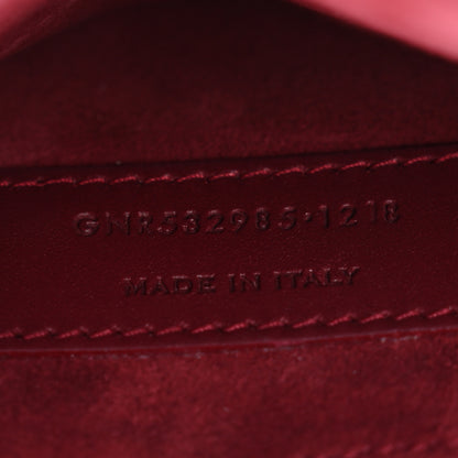 Saint Laurent Calfskin Betty Messenger Red 7 of 12