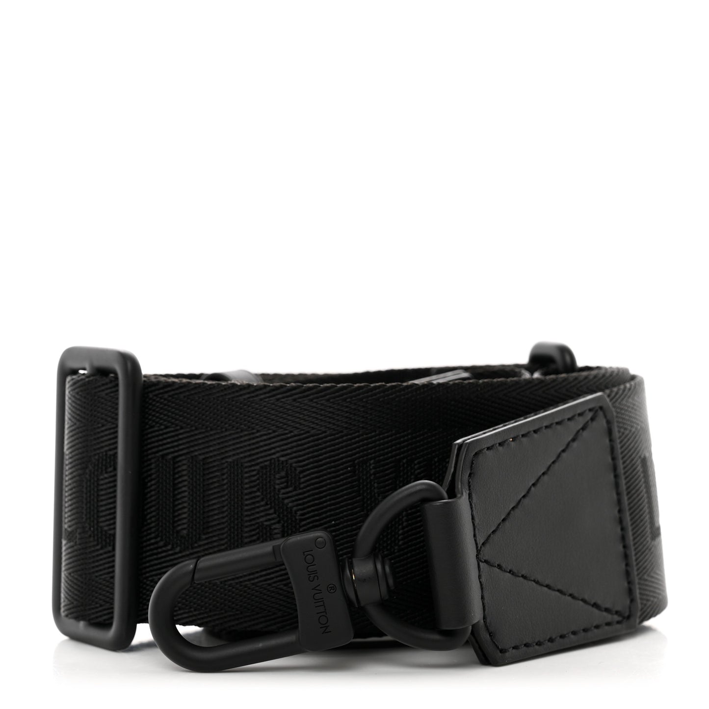 Jacquard Aerogram Shoulder Strap Black
