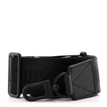 Louis Vuitton Jacquard Aerogram Shoulder Strap Black 1 of 3