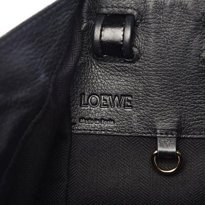 Loewe Calfskin Small Whipstitch Hammock Shoulder Bag Black 6 of 10