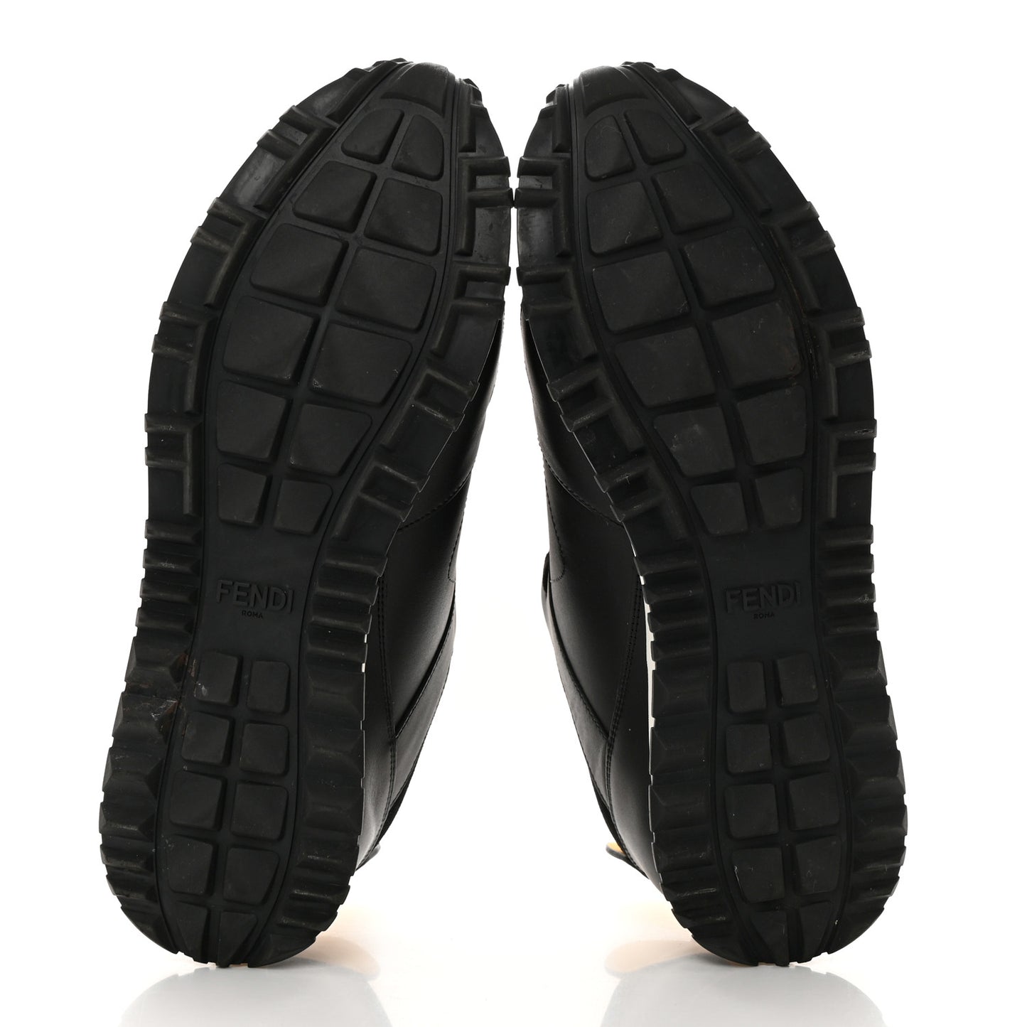 Vitello Elite Spike Monster Eyes Runner Sneakers 8 Black