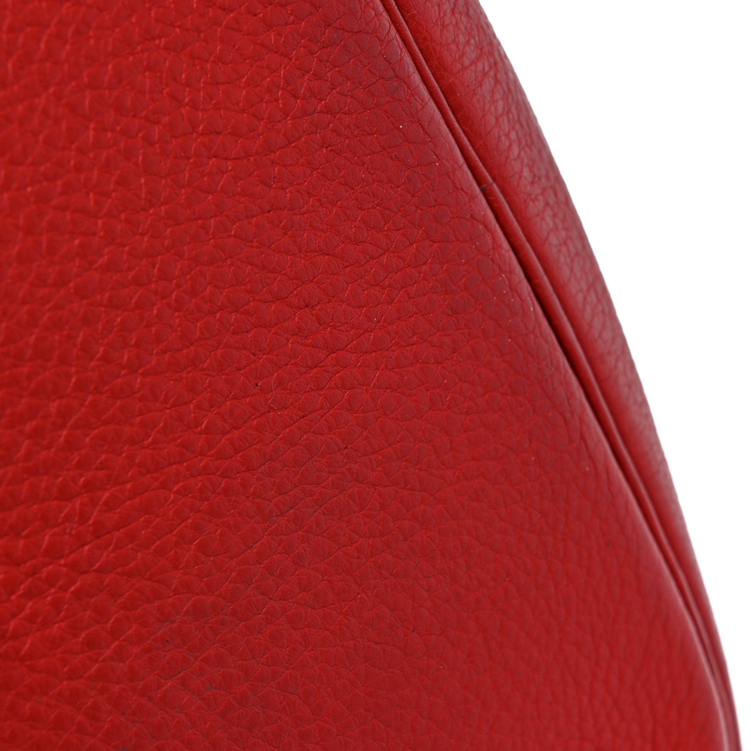 Hermes Taurillon Clemence Picotin 26 GM Rouge Casaque 13 of 17