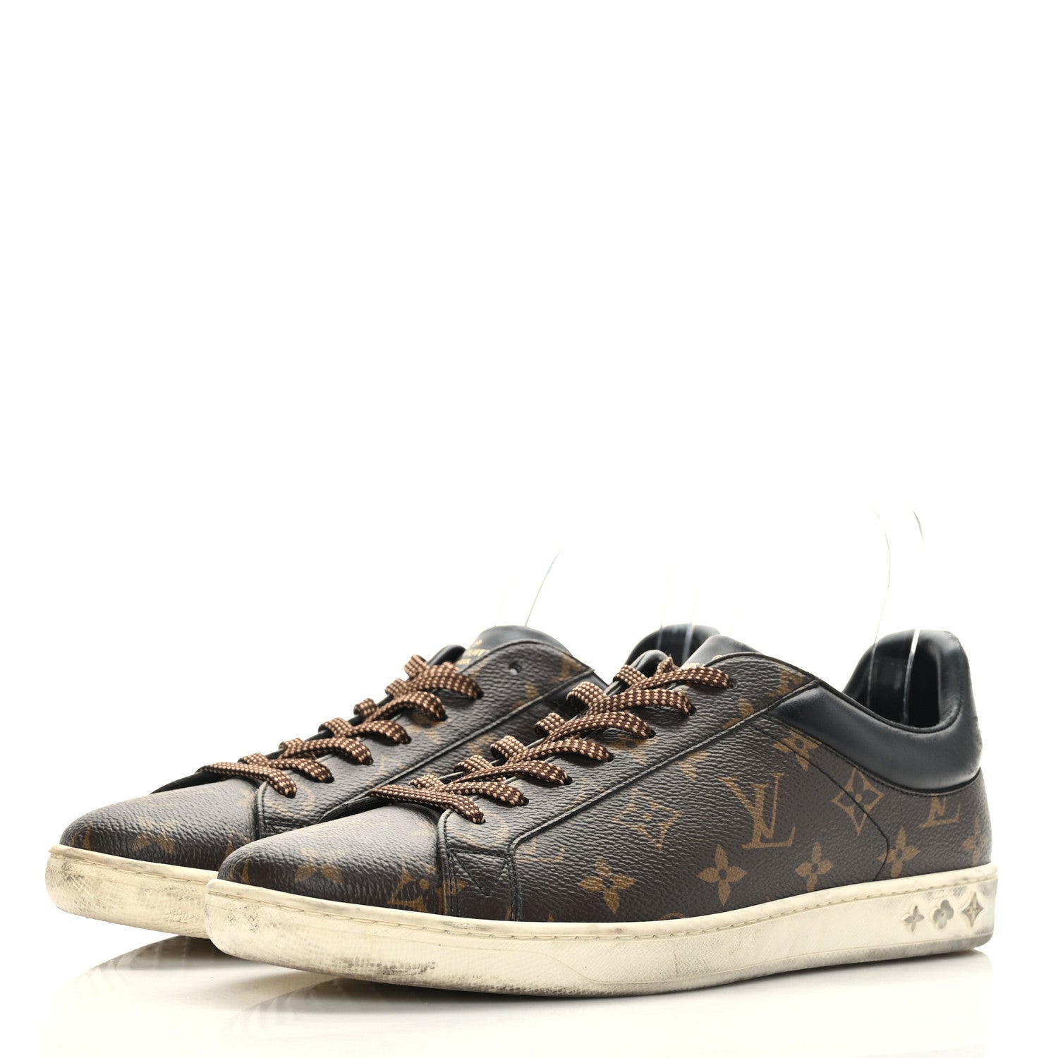 Louis Vuitton Calfskin Monogram Mens Luxembourg Sneakers 8 3 of 11