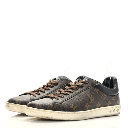 Louis Vuitton Calfskin Monogram Mens Luxembourg Sneakers 8 3 of 11